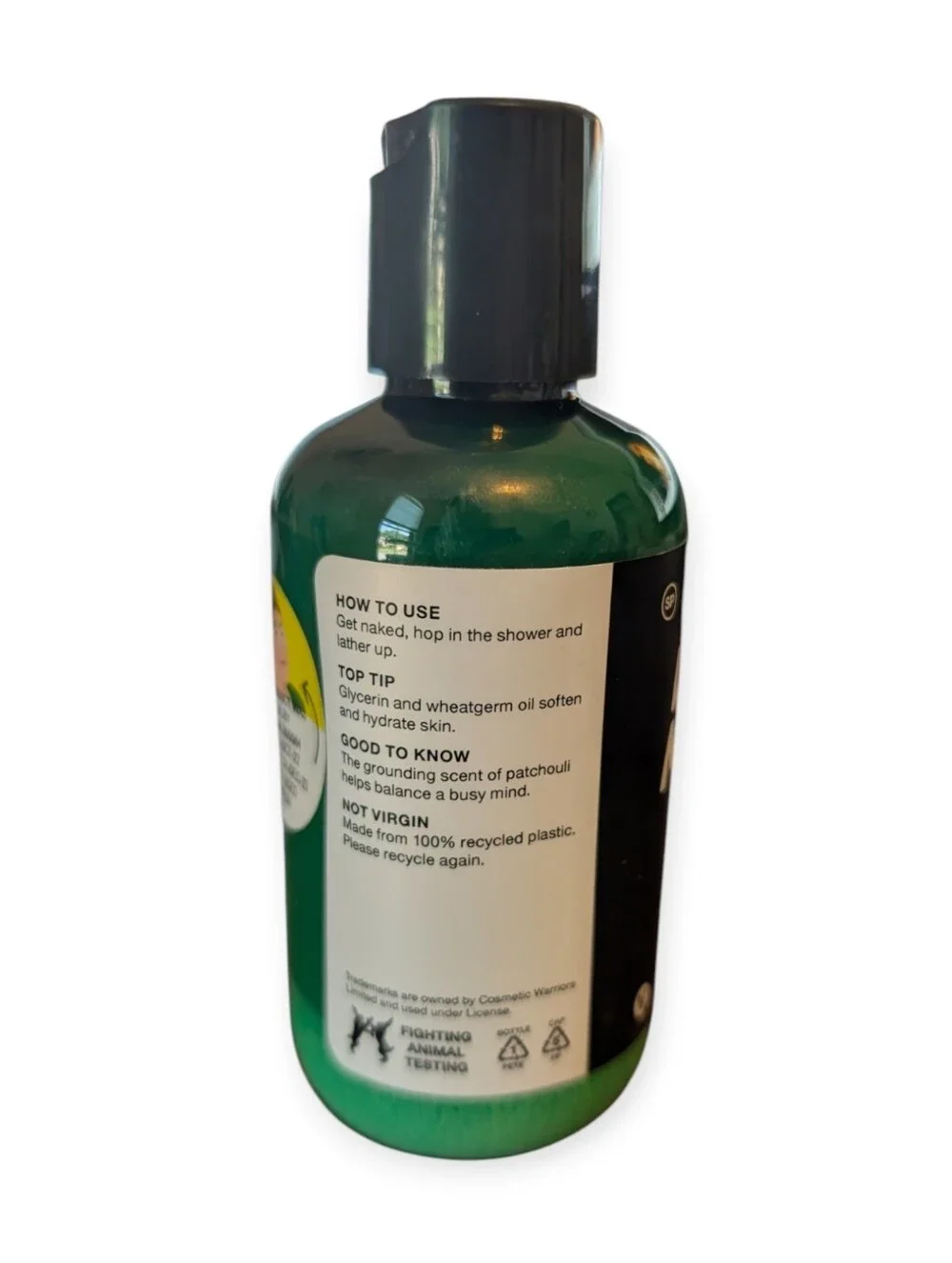 Lush Lord of Misrule Shower Gel 3.3oz/100ml Spicy Patchouli Seasonal Body Wash